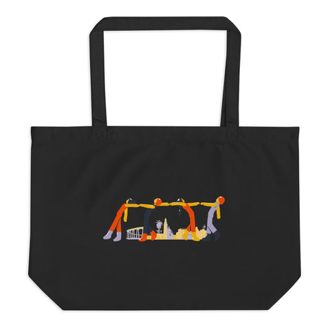 "Community" Large Organic Tote Bag