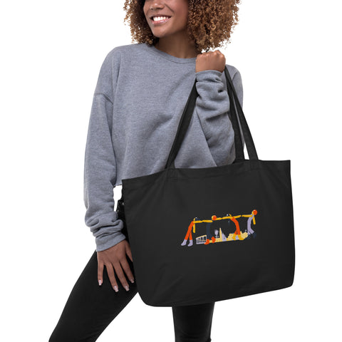 "Community" Large Organic Tote Bag