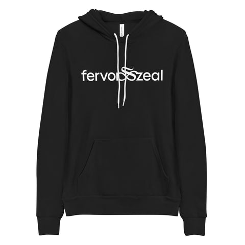 "The Classic" Fervor & Zeal Logo Lightweight Unisex Pullover Hoodie