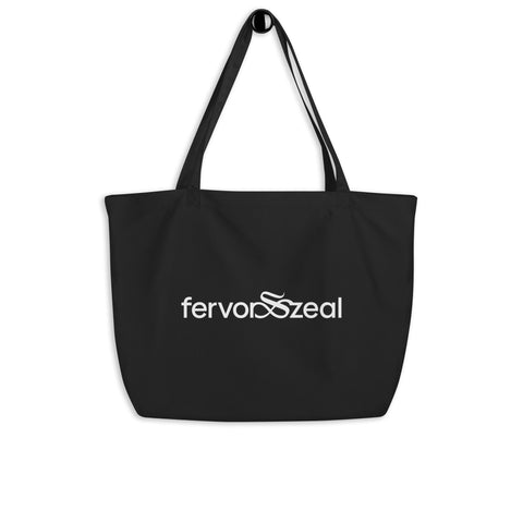 Fervor & Zeal Large Organic Tote Bag