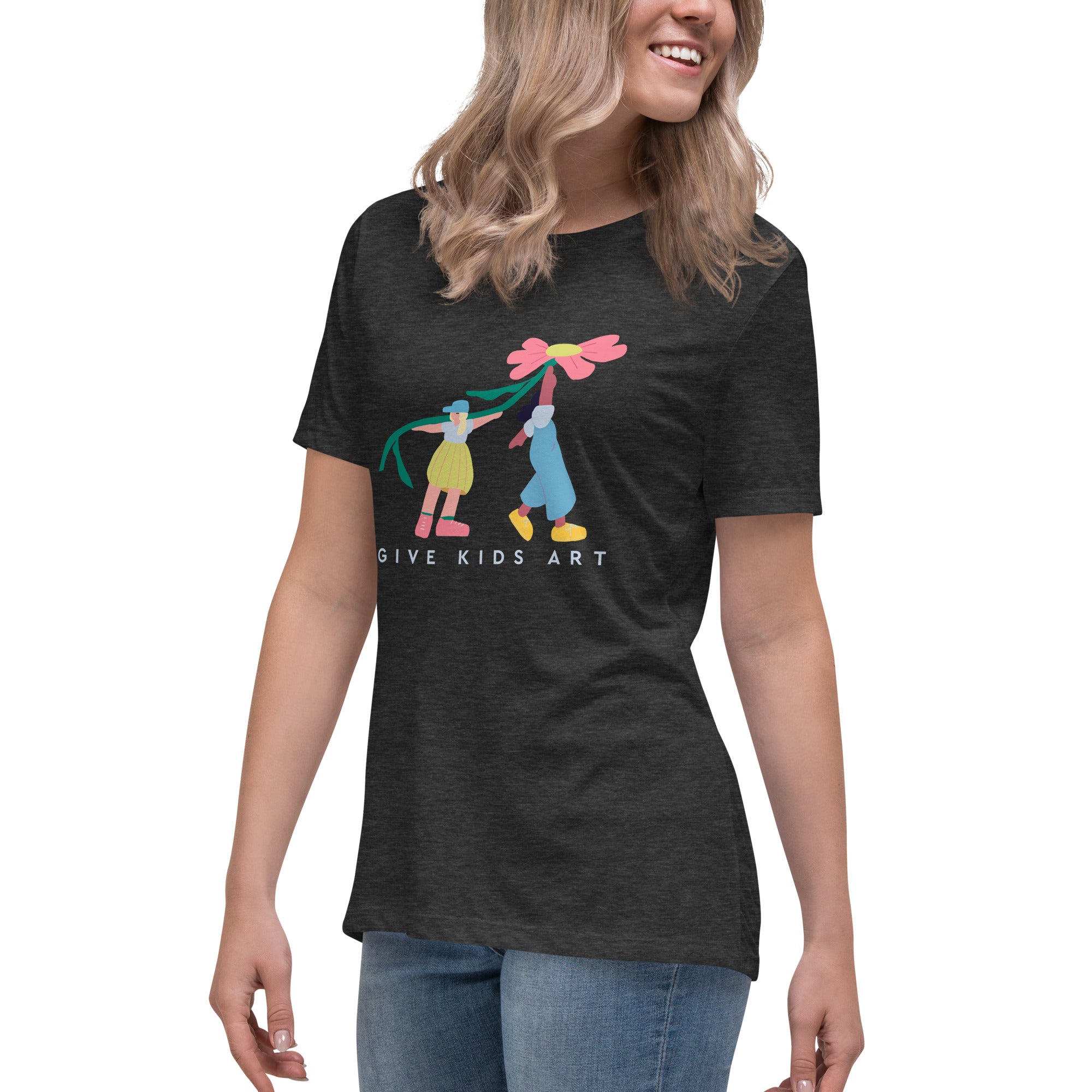"Little Hands, Big Dreams" Women's Relaxed T-Shirt